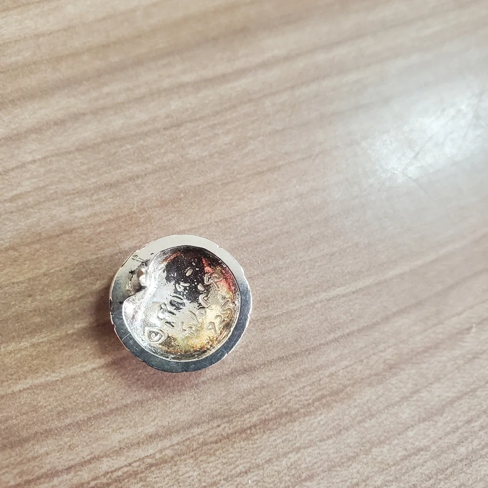 Sterling Silver Soccer Ball Pin